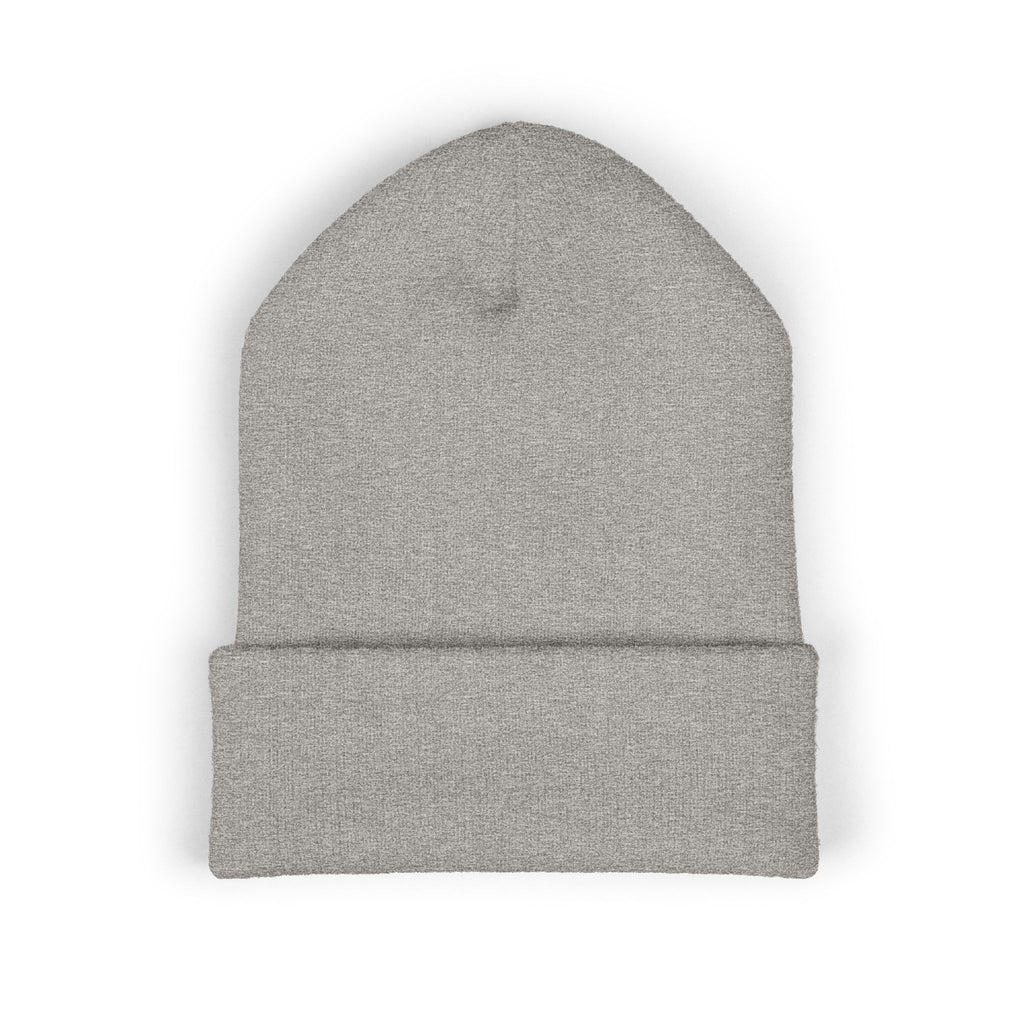 Embroidered Beanie — "Single Even When It's Cold Outside" Knit Cap