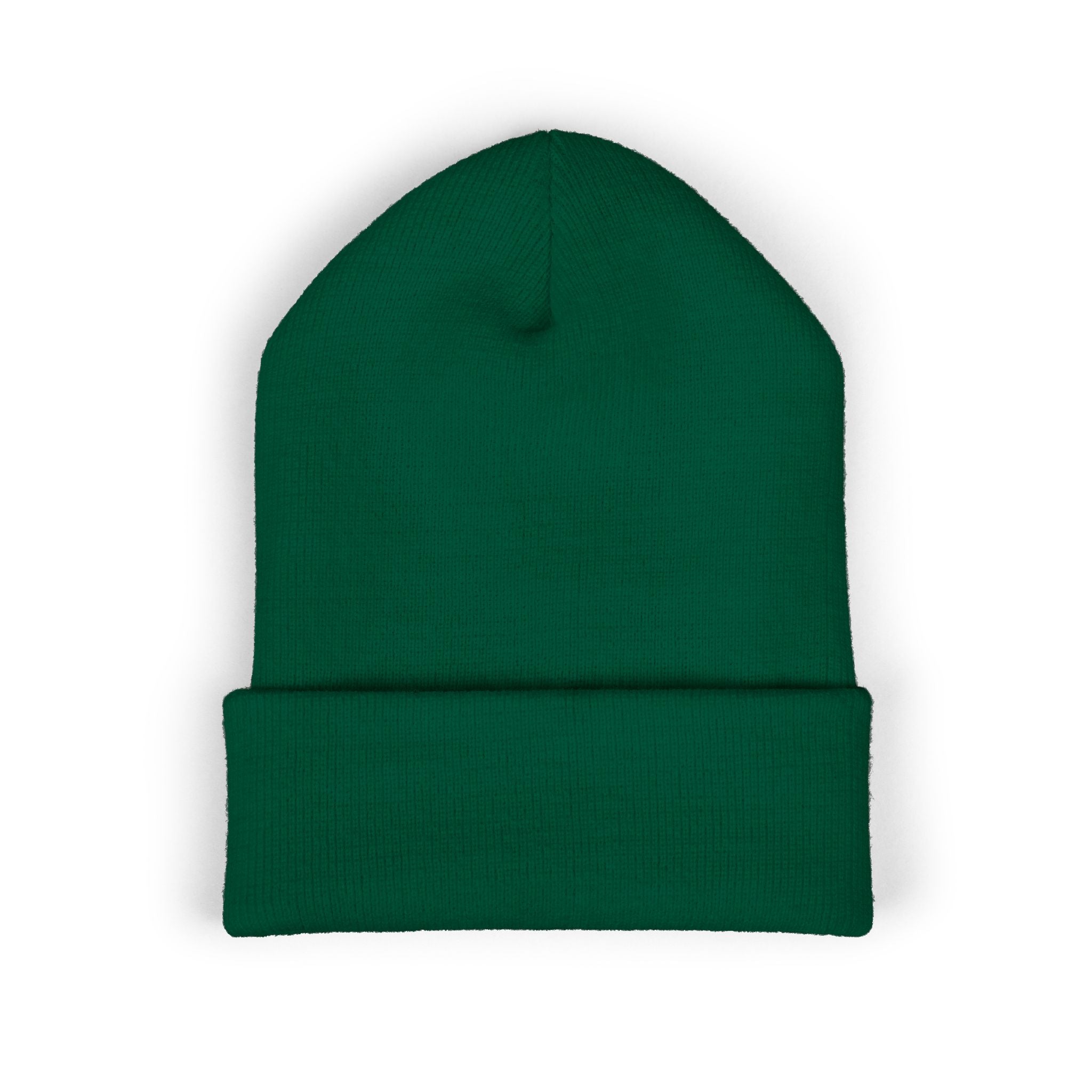 Embroidered Beanie — "Single Even When It's Cold Outside" Knit Cap