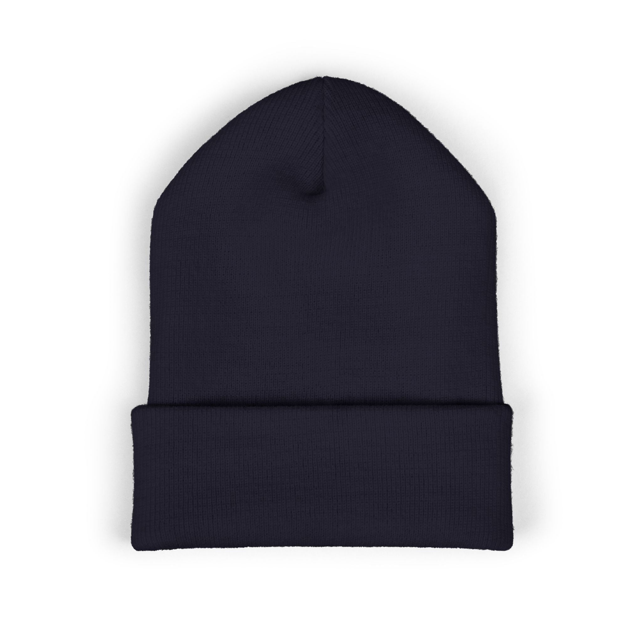 Embroidered Beanie — "Single Even When It's Cold Outside" Knit Cap