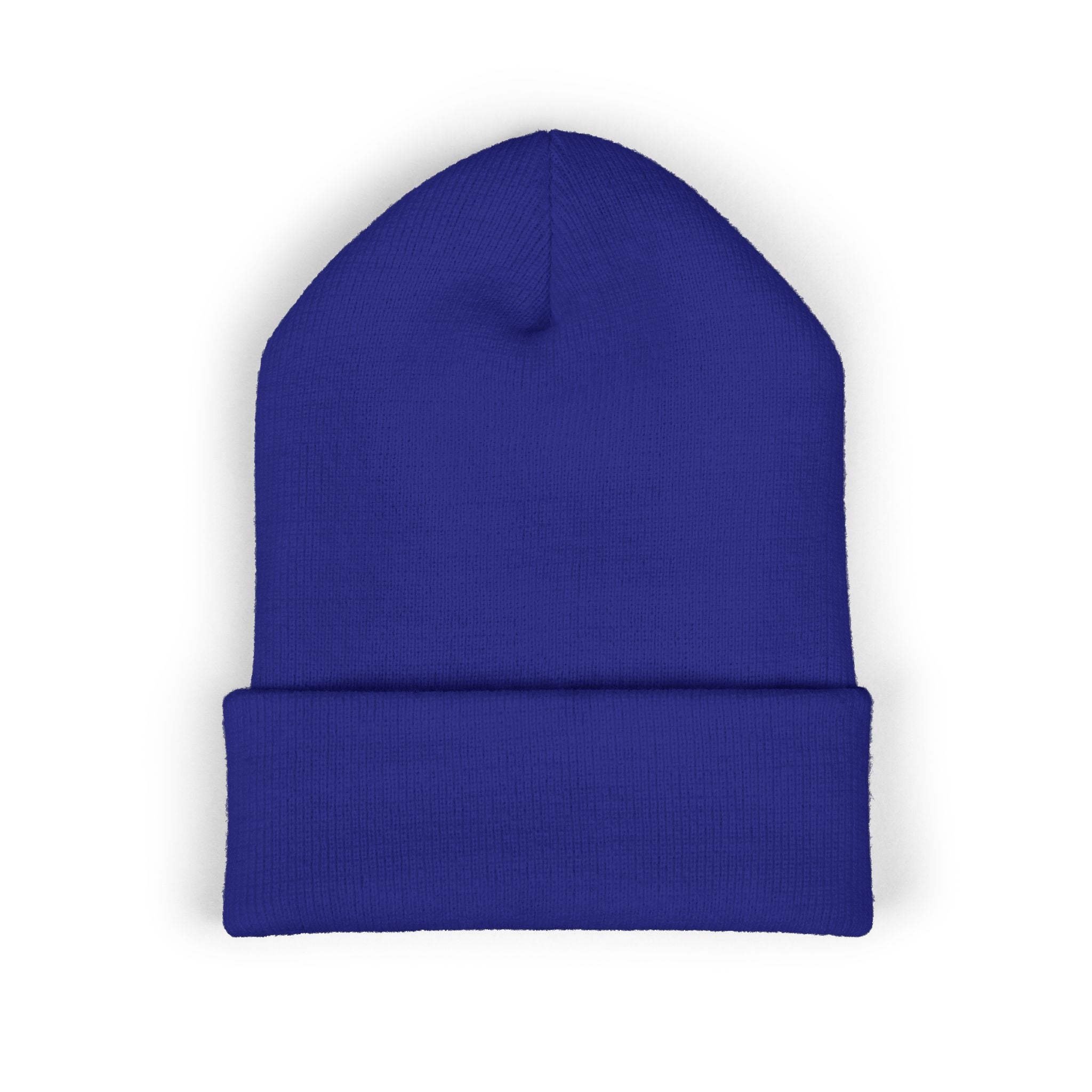 Embroidered Beanie — "Single Even When It's Cold Outside" Knit Cap