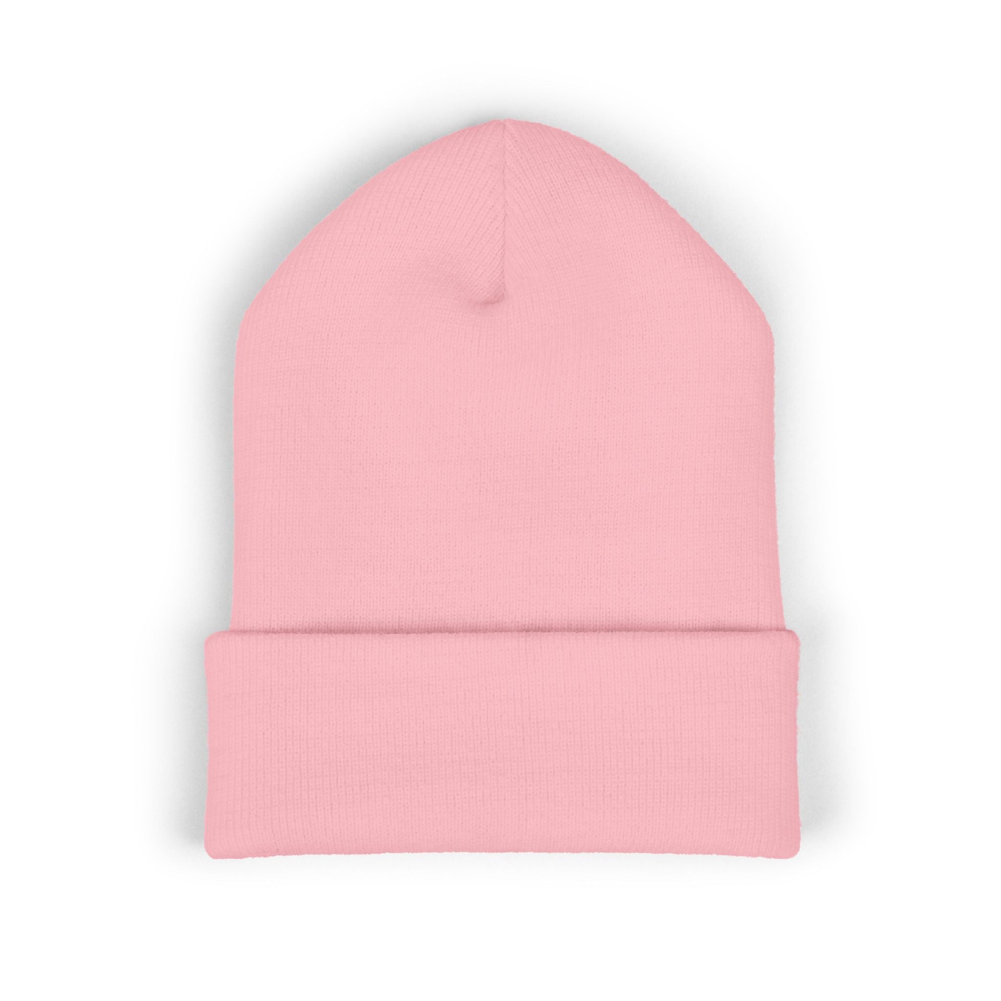 Embroidered Beanie — "Single Even When It's Cold Outside" Knit Cap