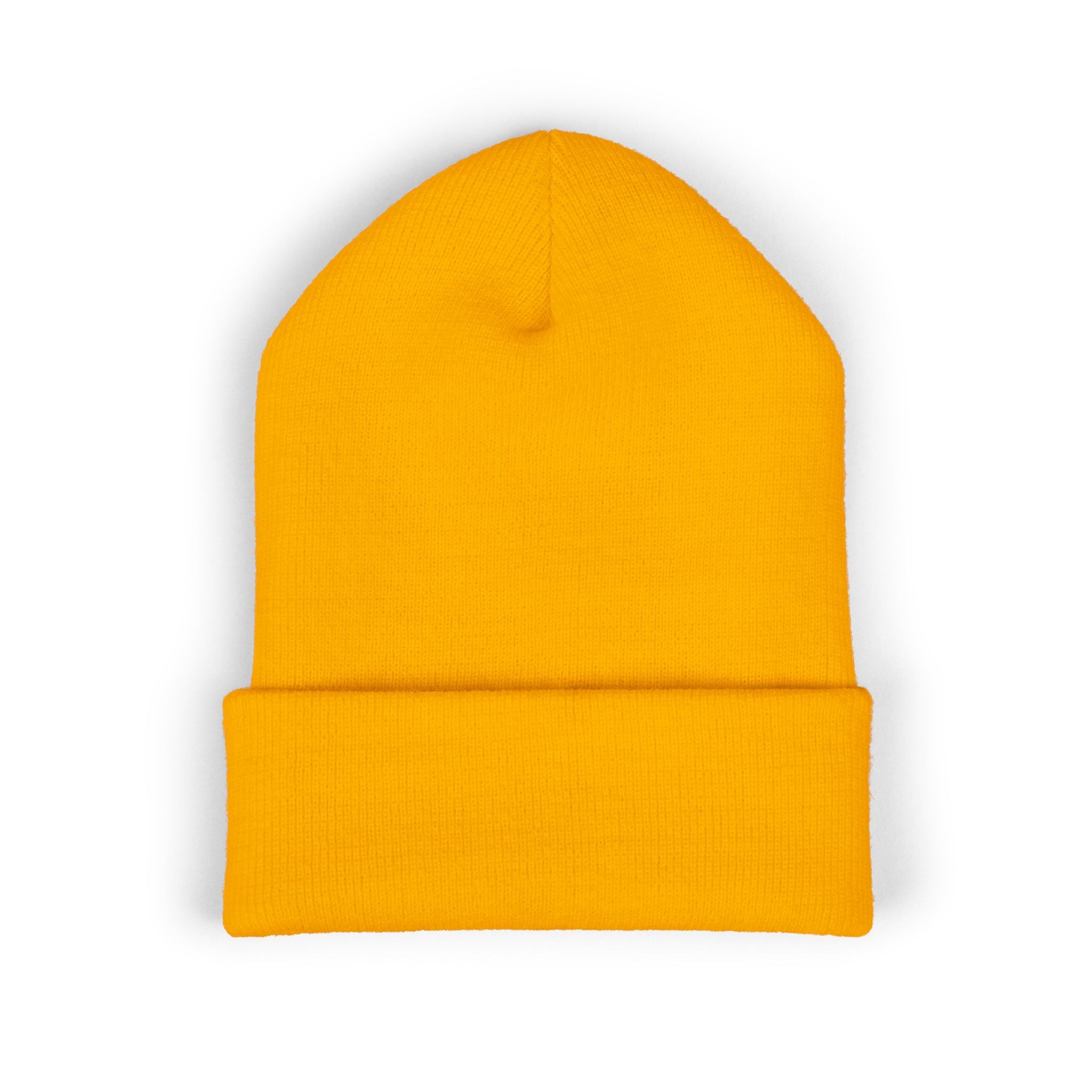 Embroidered Beanie — "Single Even When It's Cold Outside" Knit Cap