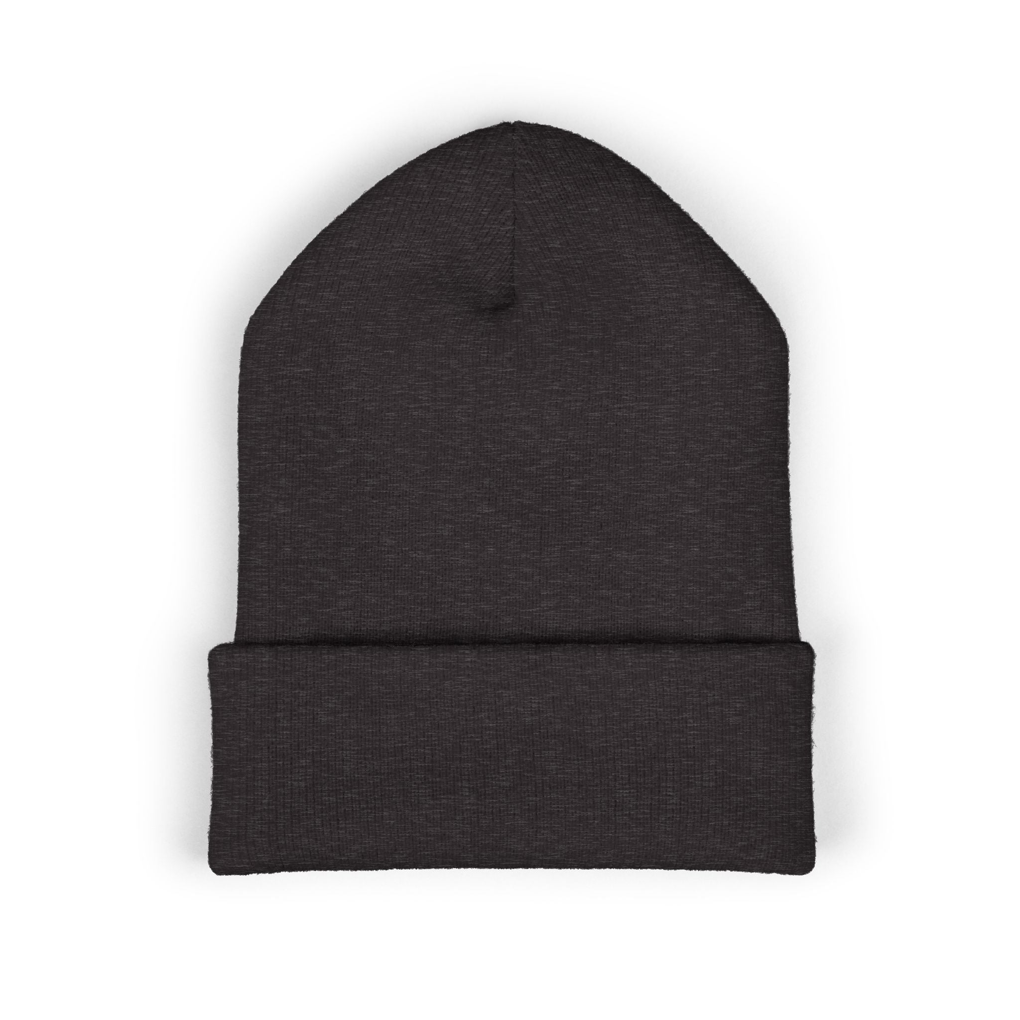 Embroidered Beanie — "Single Even When It's Cold Outside" Knit Cap
