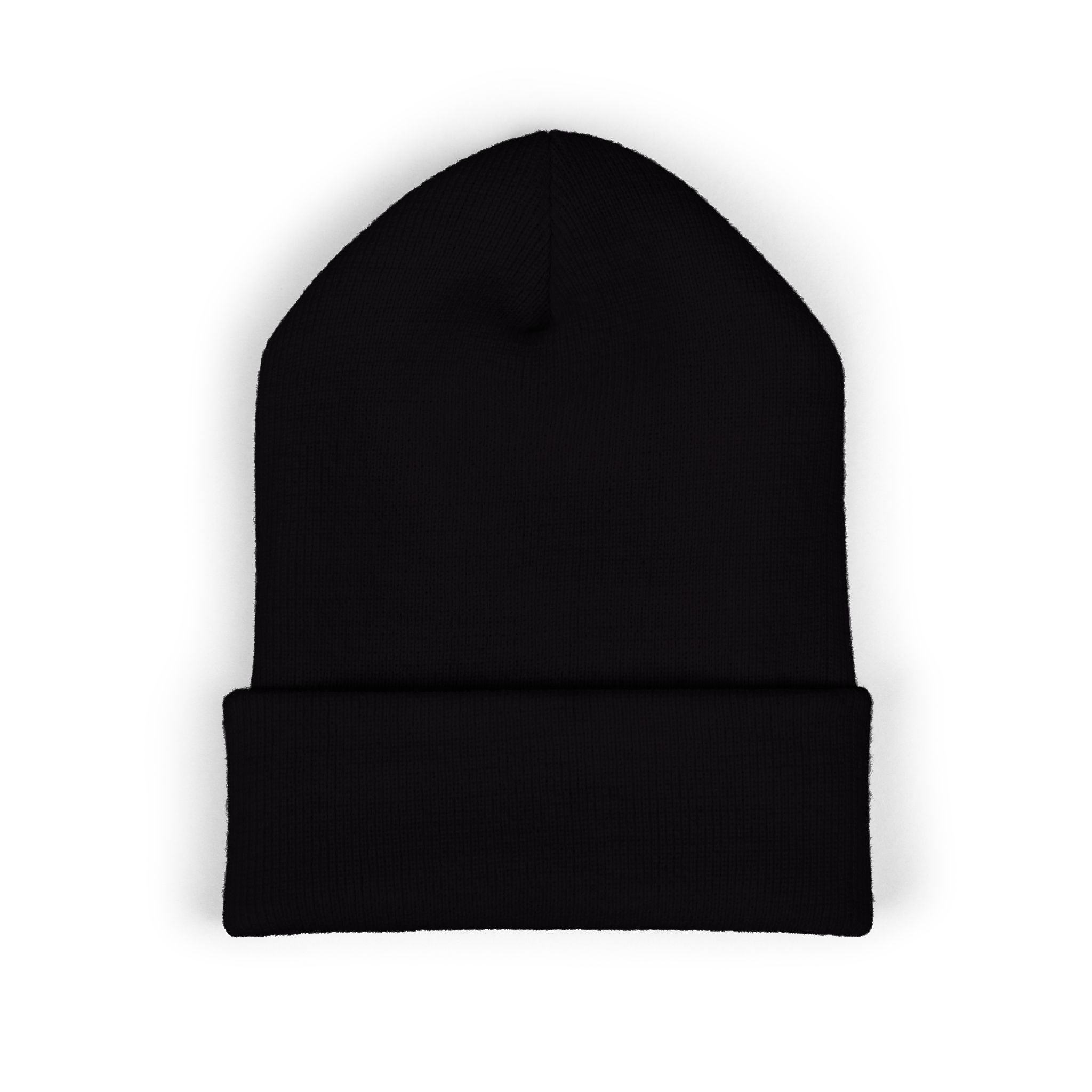 Embroidered Beanie — "Single Even When It's Cold Outside" Knit Cap